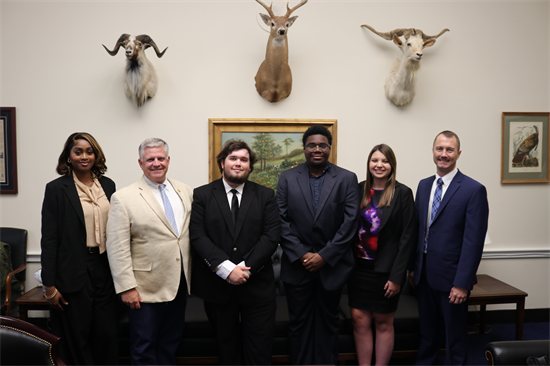 Meeting with UWG Political Science Students